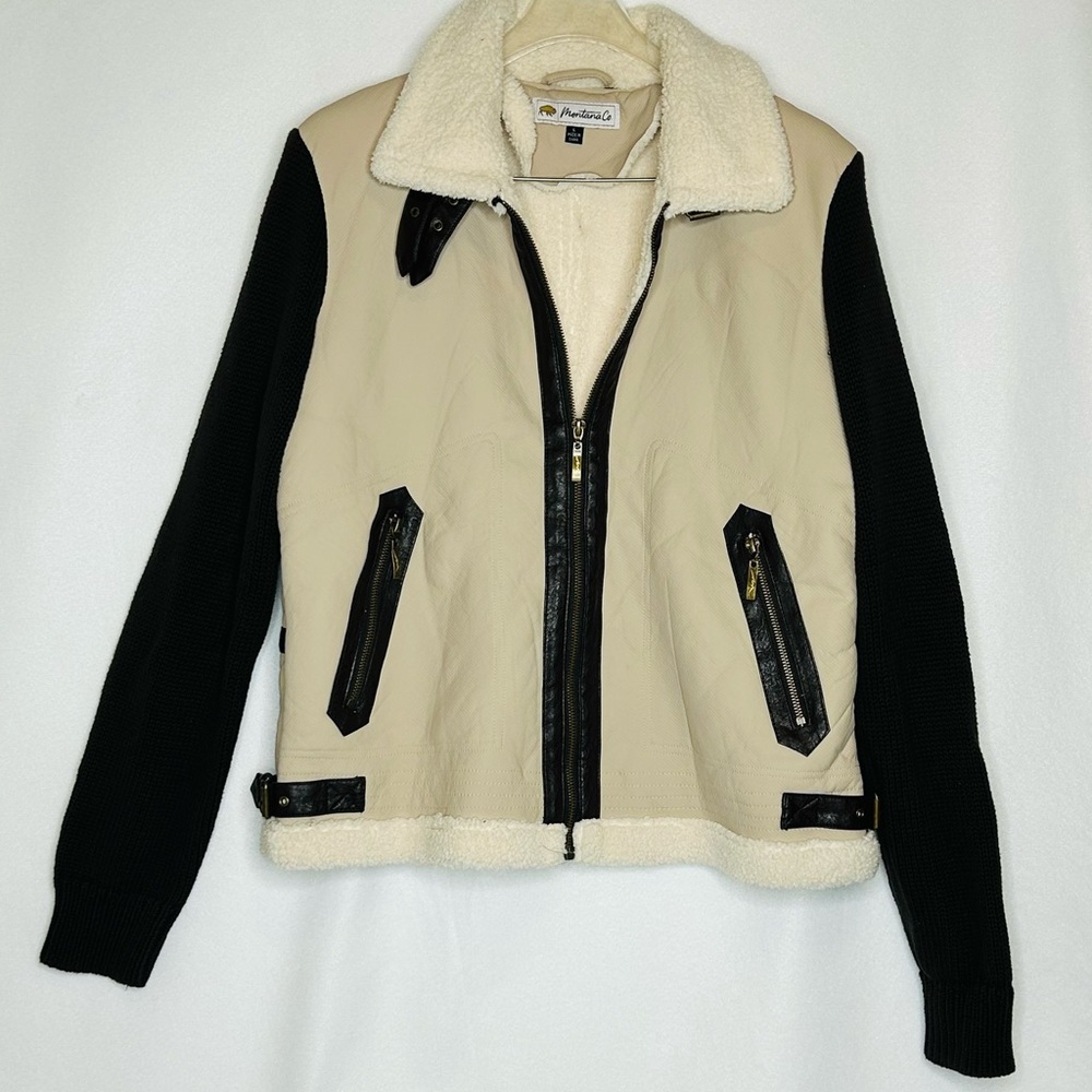 Montana Jacket - Brown and Cream